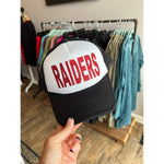 Raiders Trucker Hat (Black or White)