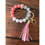 Silicone Bead Keychain Wristlet (CHOOSE YOUR STYLE)