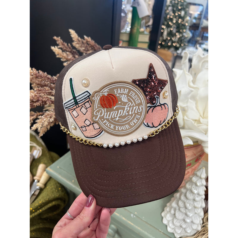 Custom Fall Pumpkin Patch Hat