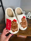 Gingerbread Christmas Slippers