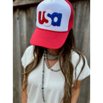 USA Chenille Foam Trucker Cap