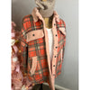 Panache Coral Plaid Sherpa Jacket (S-XL)