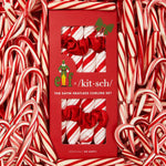 Elf kitsch Satin Heatless Set- Candy Cane