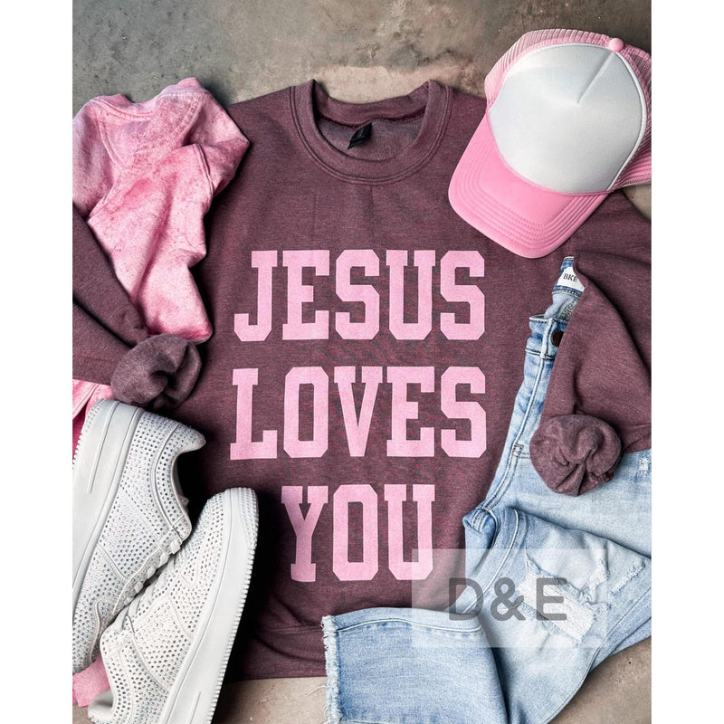 Jesus Loves You Sweatshirt (Small to 2XL)