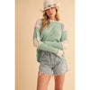 Spring Forward Color Block Long Sleeve Top