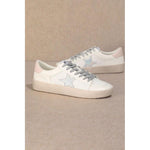 Mi.iM Candace White Sneakers with Holographic Star (6-10)