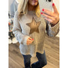 Star Crochet Open Knit Sweater