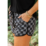 PREORDER-Check Back Checkered Drawstring Everyday Shorts