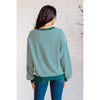 Too Good to be True Striped Drop Shoulder Top in Green (S-3XL)