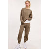 Comfy Loose Fit Activewear Set in Walnut