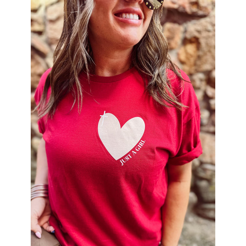 Just a Girl Who Really Loves Jesus Tee (Small to 2XL)