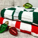 Check Blankets in Green or Red