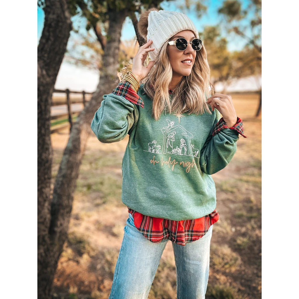 {PREORDER} Oh Holy Night Sweatshirt (S-2XL)