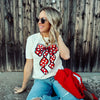 Big Heart Bow Graphic Tee (S-3XL)