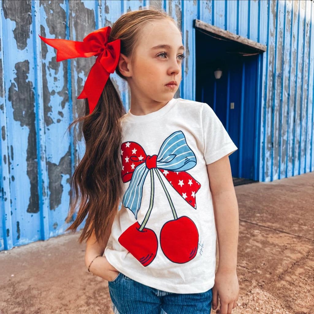 {PREORDER} Cherry 'Merica Graphic Tee (YS-3XL)