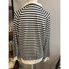 Navy and White Striped Casual Jacket (S-XL)