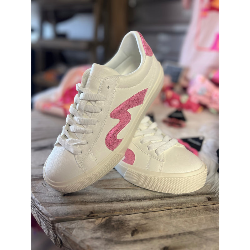 Blowfish Vice Pink and White Sneakers (6-10)