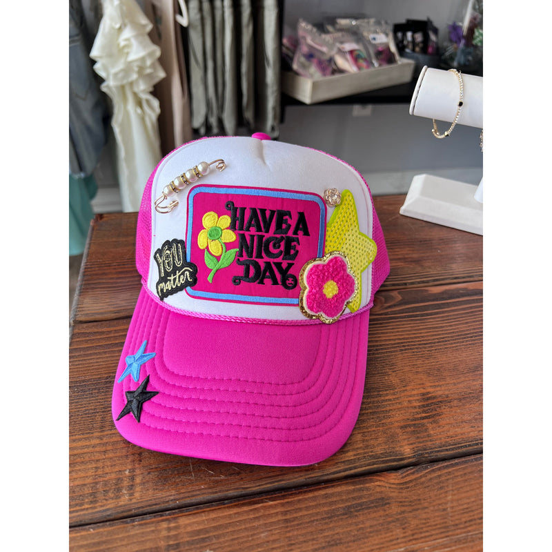 Have a Nice Day Custom Trucker Hat