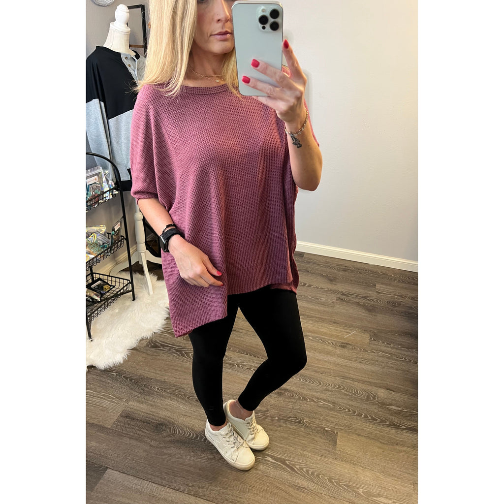 Andree Oversized Tunic Top (4 Color Options)