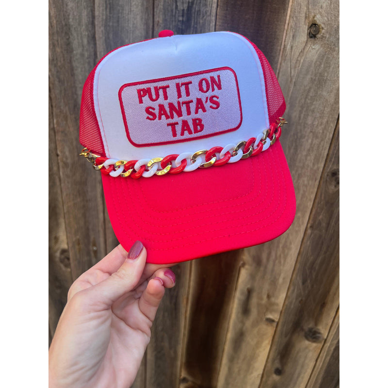 Santa's Tab Custom Trucker Hat