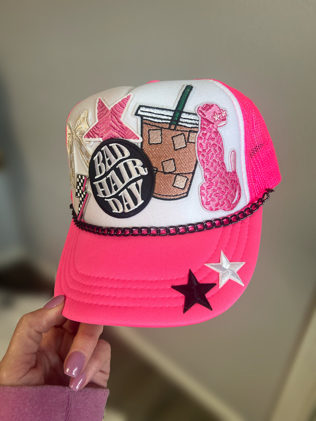 Custom Bad Hair Day Trucker Hat