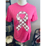 Think Pink Glitter Ribbon Tee (S-2XL)