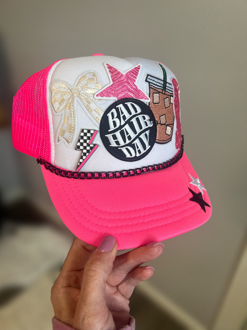 Custom Bad Hair Day Trucker Hat