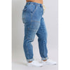 Clayton High Rise Cuffed Cargo Denim Jogger (0-24W)