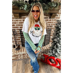 {PREORDER} BLAKELEY CHRISTMAS MESH TOPS (BOW OR GREEN CHECK) ETA 11/30