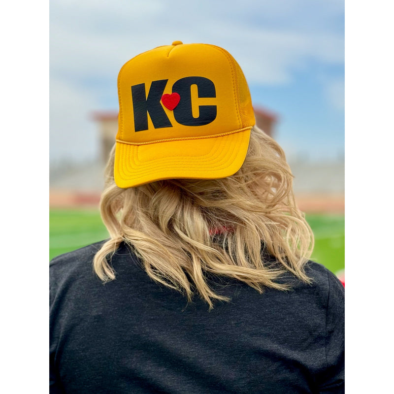 KC Heart on Trucker Cap by Randi Mahomes (3 Colors)