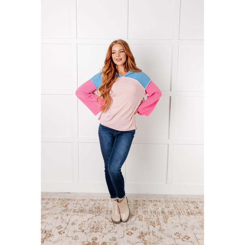 A-Tisket A-Tasket Color Block Pullover (S-2X)