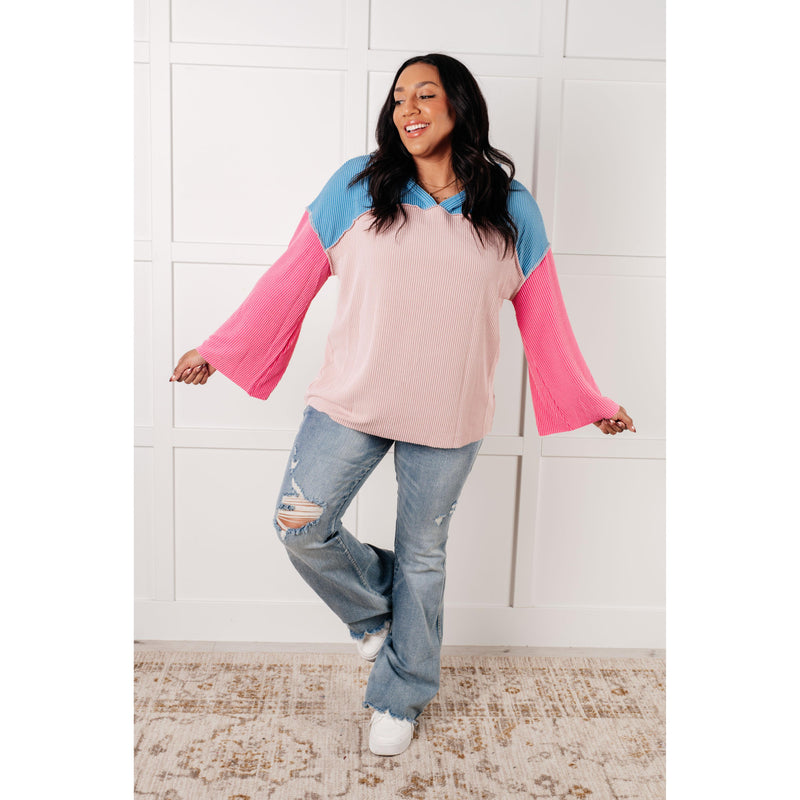 A-Tisket A-Tasket Color Block Pullover (S-2X)