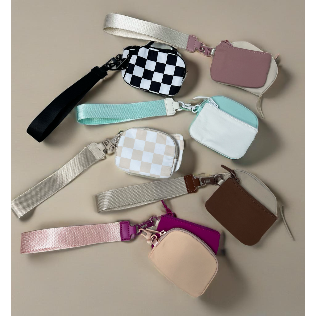 Double Pouch Wristlet (6 Colors to Choose From)