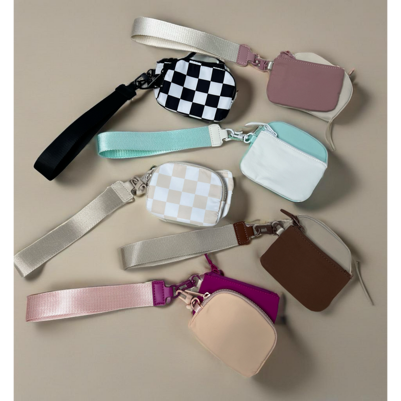 Double Pouch Wristlet (6 Colors to Choose From)