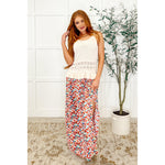 Be Home Soon Floral Maxi Skirt (S-XL)