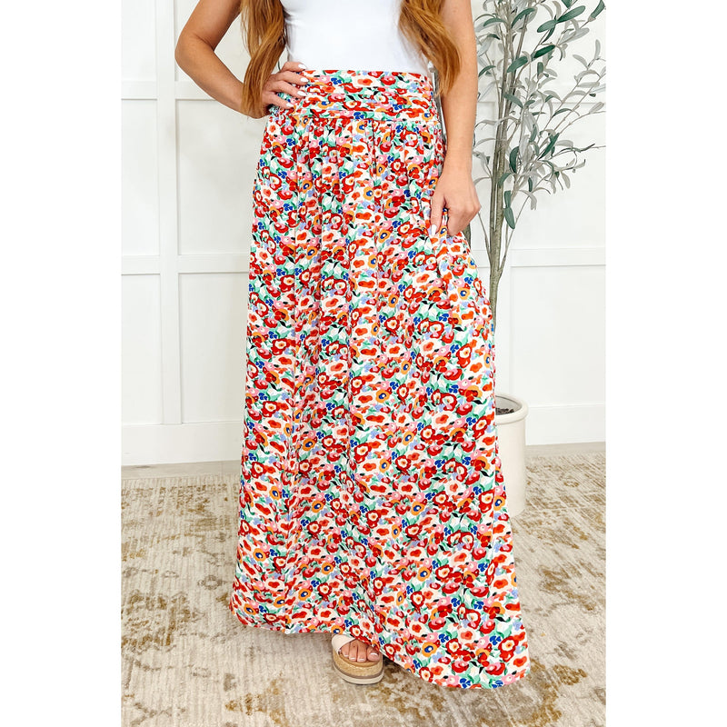 Be Home Soon Floral Maxi Skirt (S-XL)
