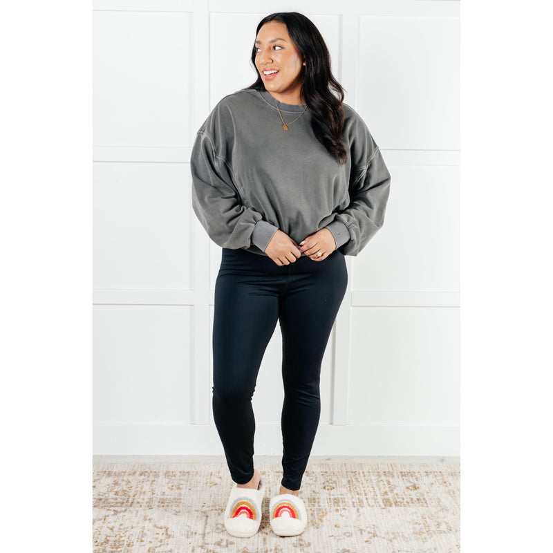 Beyond the Basics Pullover in Ash Black (S-3X)