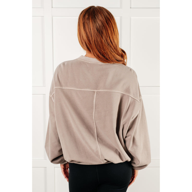 Beyond the Basics Pullover in Ash Mocha (S-3X)