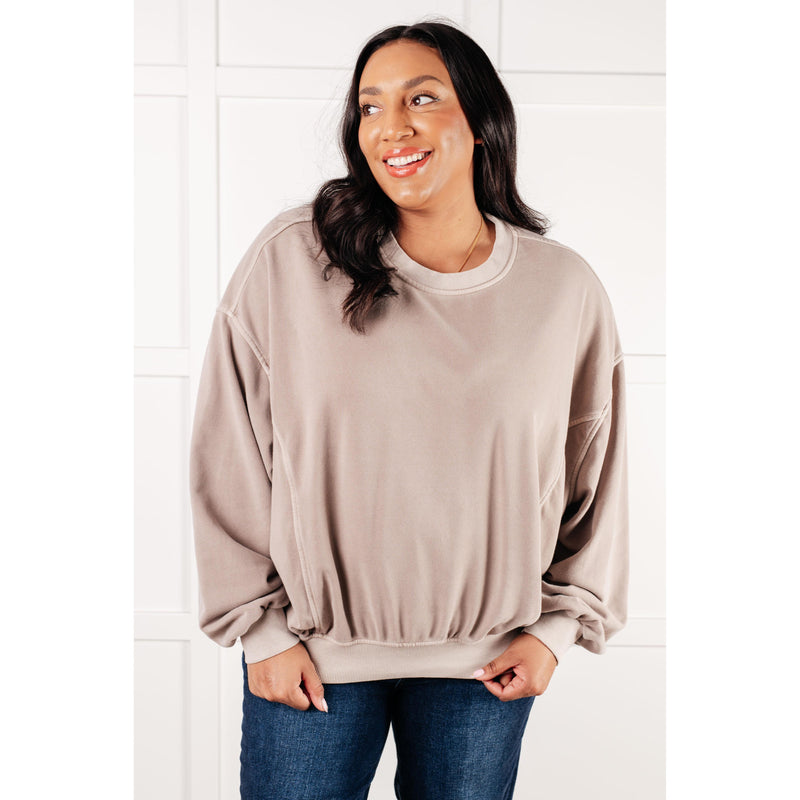 Beyond the Basics Pullover in Ash Mocha (S-3X)