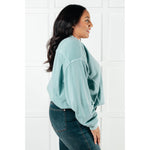 Beyond the Basics Pullover in Blue Grey (S-3X)