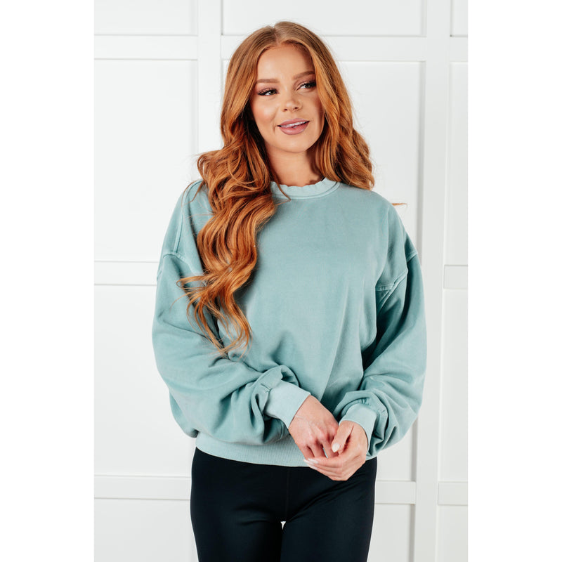 Beyond the Basics Pullover in Blue Grey (S-3X)