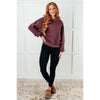 Beyond the Basics Pullover in Eggplant (S-3X)