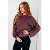 Beyond the Basics Pullover in Eggplant (S-3X)