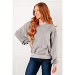 Beyond the Basics Pullover in Sleet (S-3X)