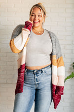 Bring the Warmth Color Block Cardigan (S-3XL)