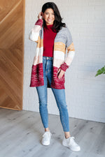 Bring the Warmth Color Block Cardigan (S-3XL)