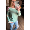 Spring Forward Color Block Long Sleeve Top