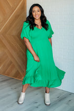 Catch a Cloud and Pin it Down Smocked Bodice Dress (S-3X)