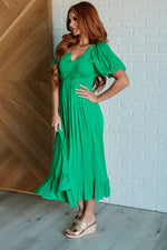 Catch a Cloud and Pin it Down Smocked Bodice Dress (S-3X)