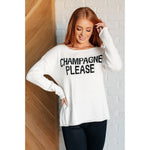 Champagne Please Lightweight Sweater (S-3XL)